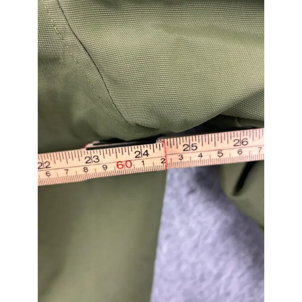 Cabela’s Outdoor Gear Men’s L Green Insulated Jacket Fleece  Hood Full Zip Shell